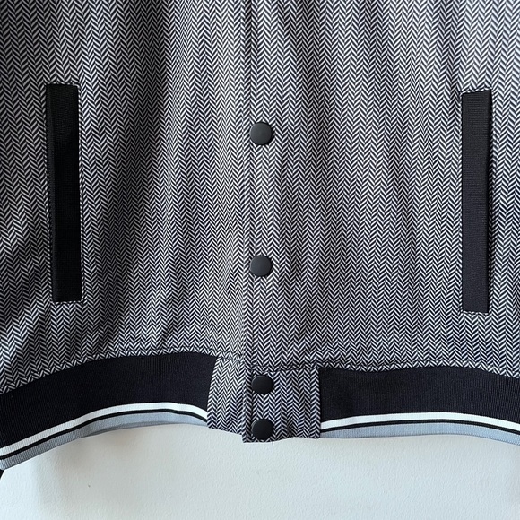 NWT Men’s Sporty Ben Sherman Herringbone Bomber Jacket Size S - Picture 5 of 7